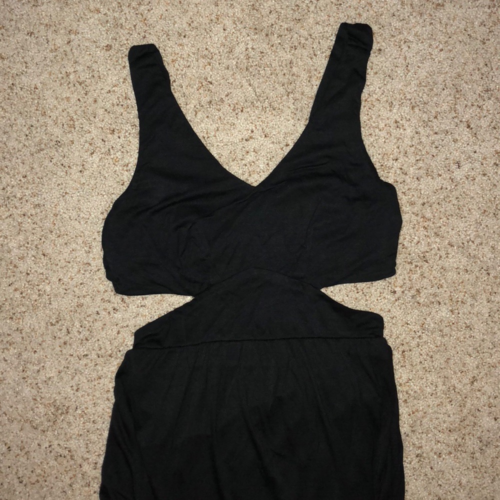 Black cut out Tobi maxi dress